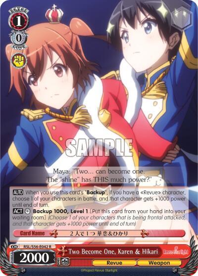 Two Become One, Karen & Hikari