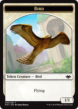 Bird Emblem Serra the Benevolent Double Sided Token