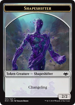 Shapeshifter Construct Double Sided Token