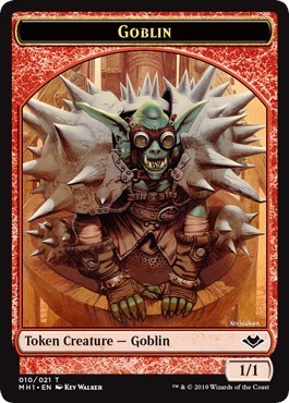 Goblin Rhino Double sided Token