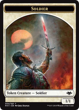 Soldier Rhino Double Sided Token