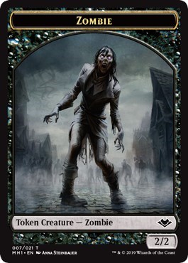 Zombie Spider Double Sided Token