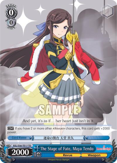The Stage of Fate, Maya Tendo