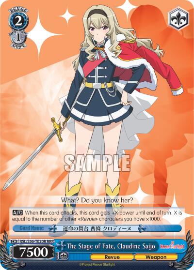 The Stage of Fate, Claudine Saijo (RRR)