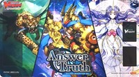 Cardfight!! Vanguard Sneak Preview Playmat: Extra Booster V-EB04 The Answer of T · Bushiroad Playmats
