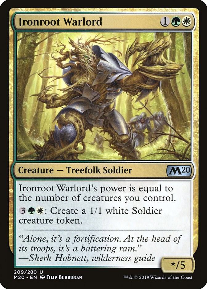 Ironroot Warlord 209 card