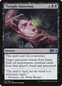 Thought Distortion - Core Set 2020 - Magic: The Gathering card