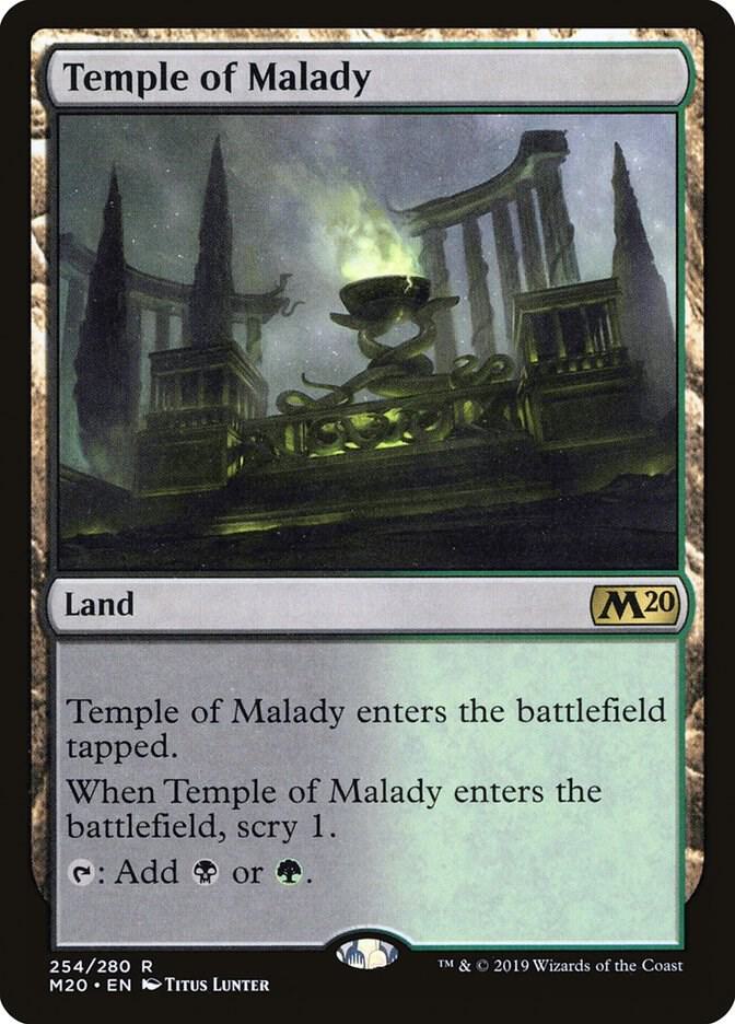 Temple of Malady 254 card