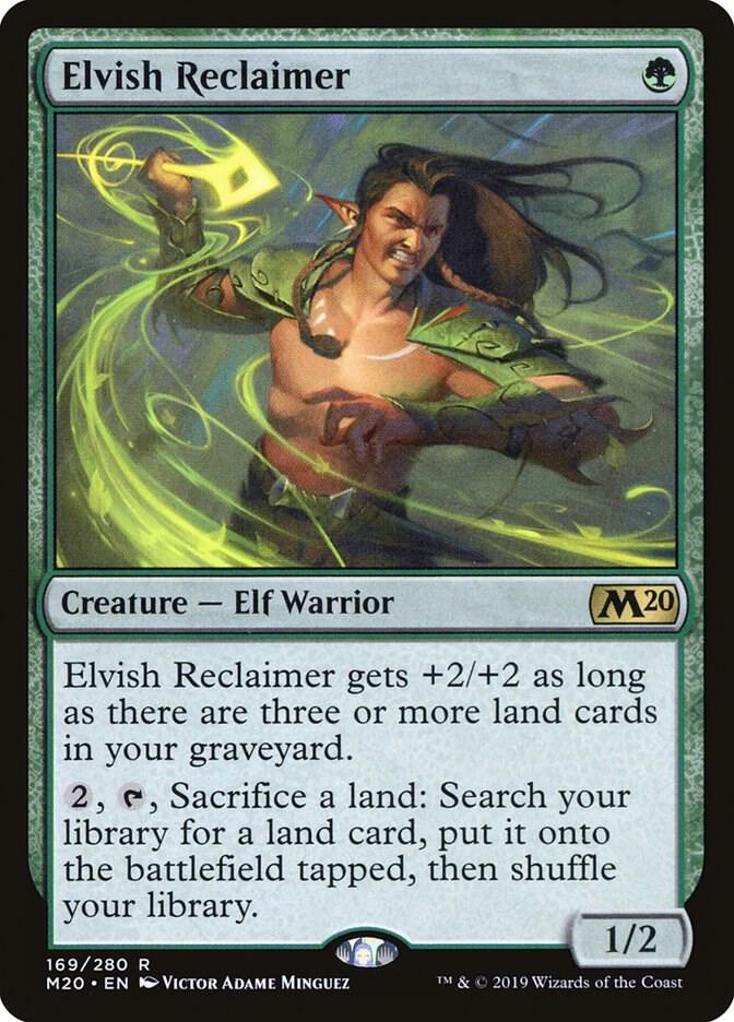 Elvish Reclaimer - Core Set 2020 - Magic: The Gathering