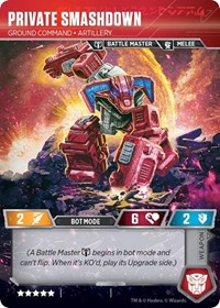 Private Smashdown - Ground Command • Artillery (Wave 3P - Launch Promo)
