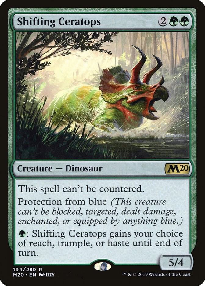 Shifting Ceratops - Core Set 2020 - Magic: The Gathering