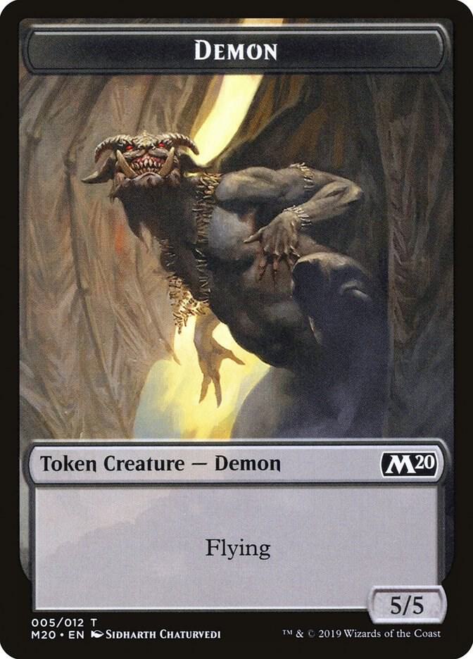 Demon Token - Core Set 2020 - Magic: The Gathering - TCGplayer.com