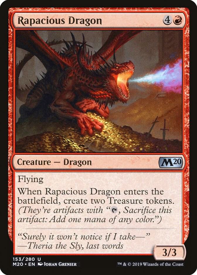 Rapacious Dragon 153 card