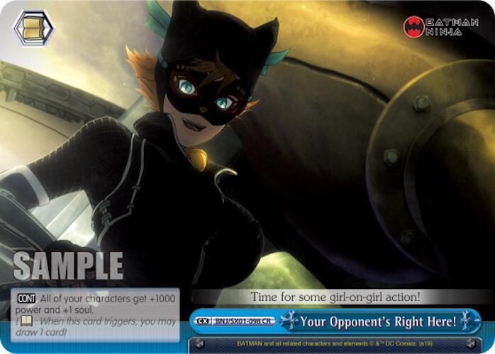 Your Opponent's Right Here!