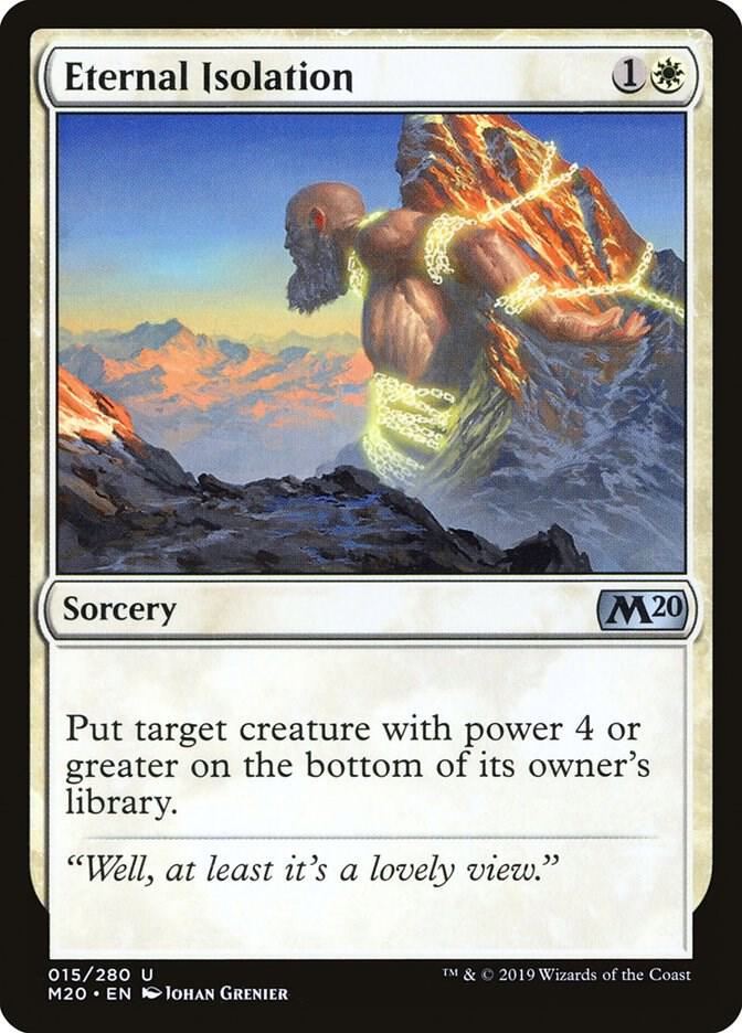 Eternal Isolation 15 card