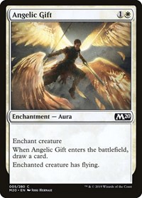 Angelic Gift - Core Set 2020 - Magic: The Gathering card