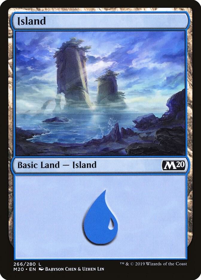 Island (266) 266 card