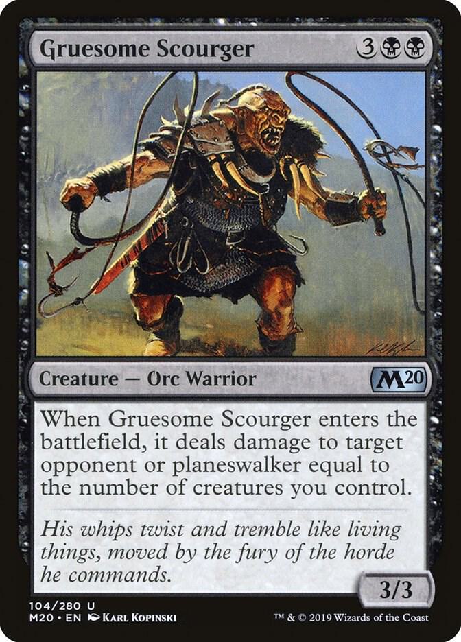Gruesome Scourger 104 card