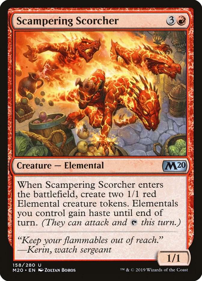 Scampering Scorcher 158 card