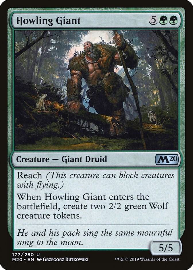Howling Giant 177 card