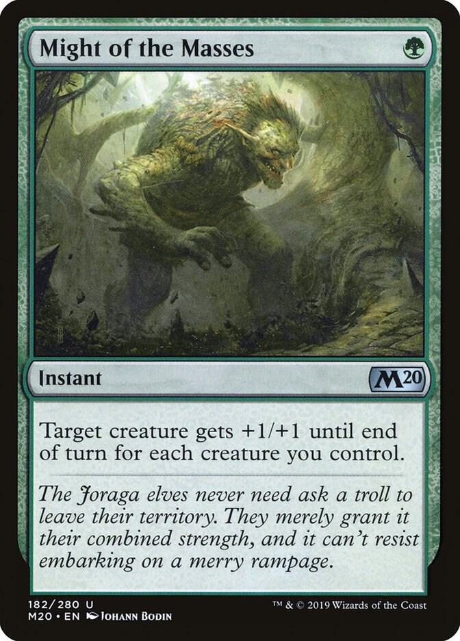 Might of the Masses 182 card