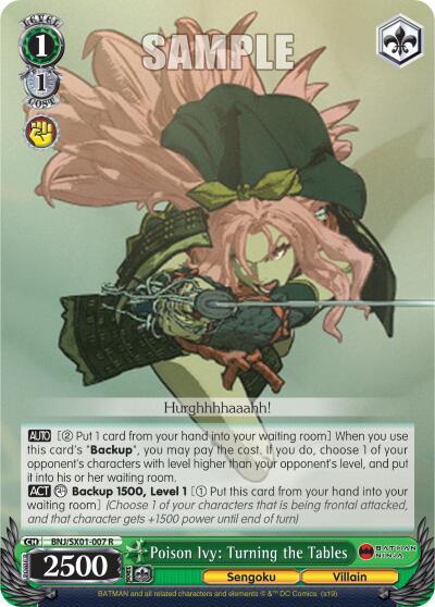 Poison Ivy: Turning the Tables - Batman Ninja - Weiss Schwarz