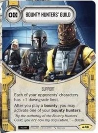 Bounty Hunters' Guild - Star Wars: Destiny Spark of Hope trading card