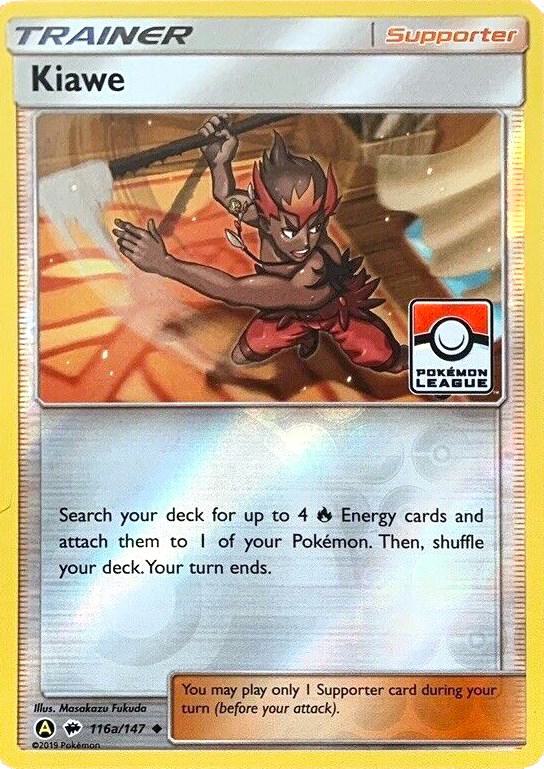 Kiawe - 116a/147 (Pokemon League) 116a/147 from League & Championship Cards