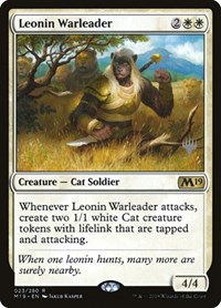 Leonin Warleader (Promo Pack: Core Set 2020)