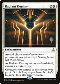 Radiant Destiny - Promo Pack: Core Set 2020 - Magic: The Gathering card