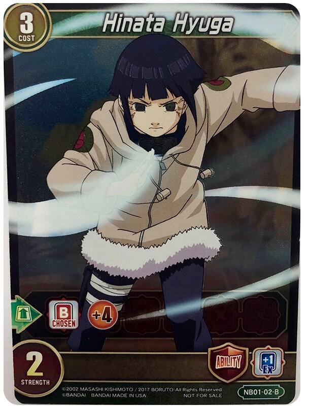 Hinata Hyuga - NB Tournament Pack Cards - Chrono Clash System