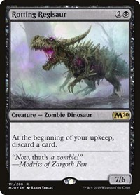 Rotting Regisaur - Promo Pack: Core Set 2020 - Magic: The Gathering card