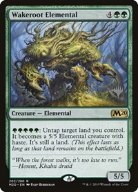 Wakeroot Elemental - Promo Pack: Core Set 2020 - Magic: The Gathering card