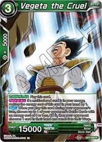 Vegeta the Cruel card art