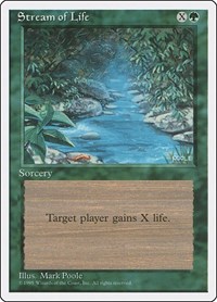 Stream of Life - Fourth Edition - Magic: The Gathering card