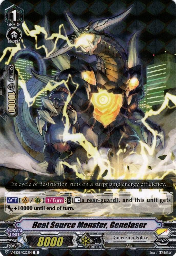 Heat Source Monster, Genelaser