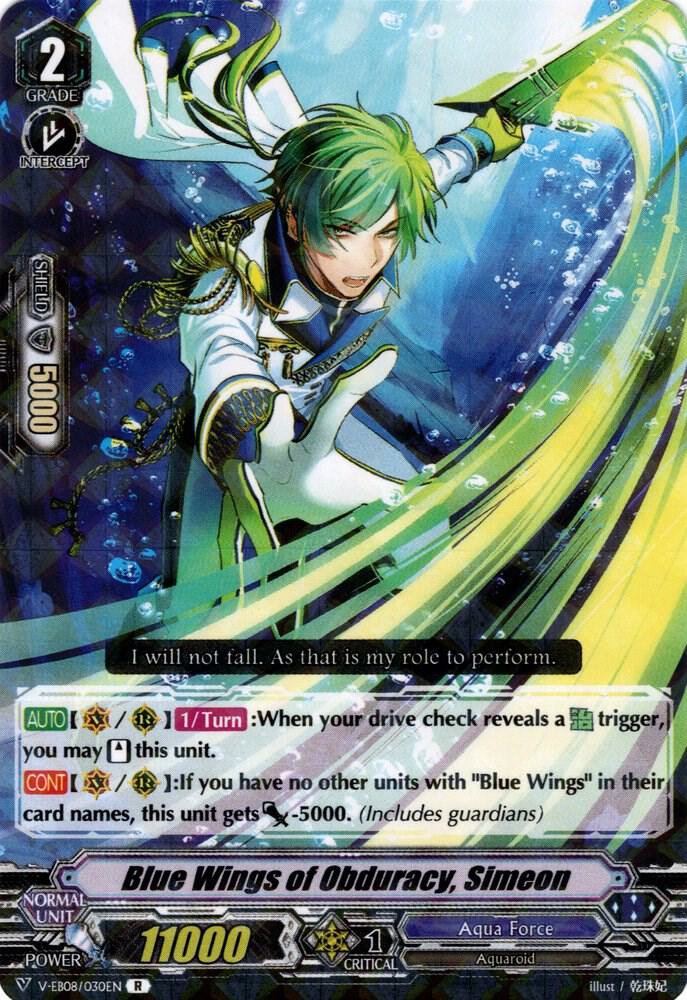 Blue Wings of Obduracy, Simeon
