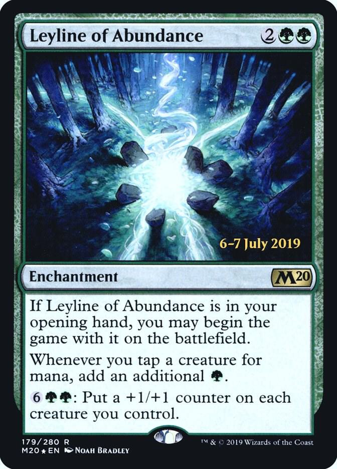 Leyline of Abundance #179s — Core Set 2020 Promos
