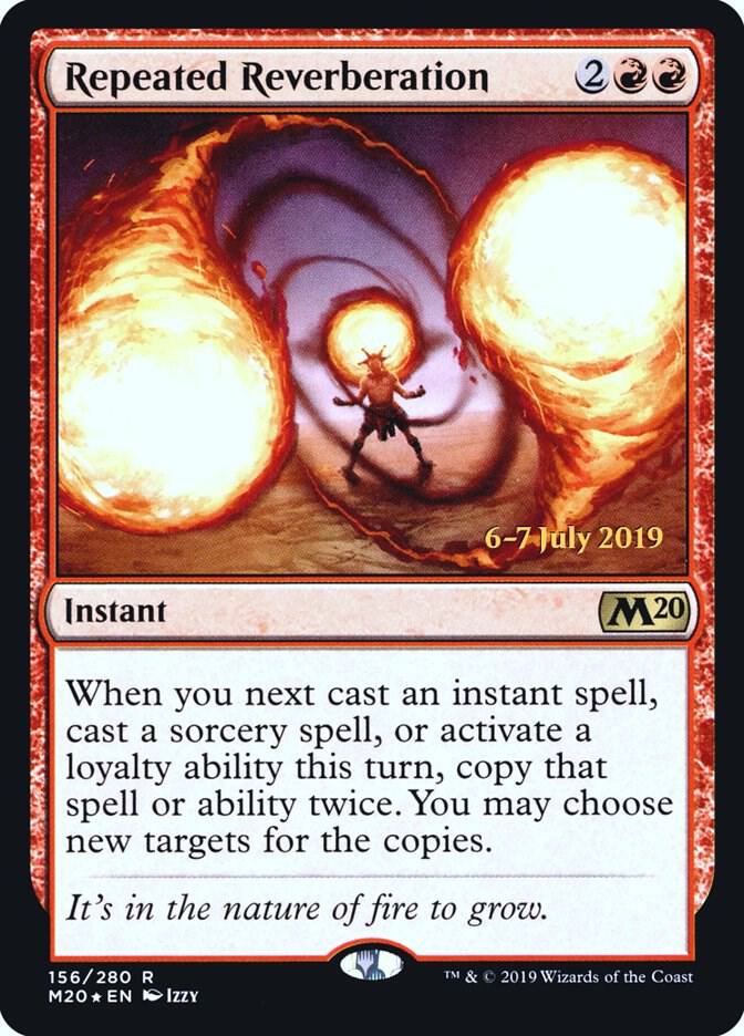 Repeated Reverberation #156s — Core Set 2020 Promos