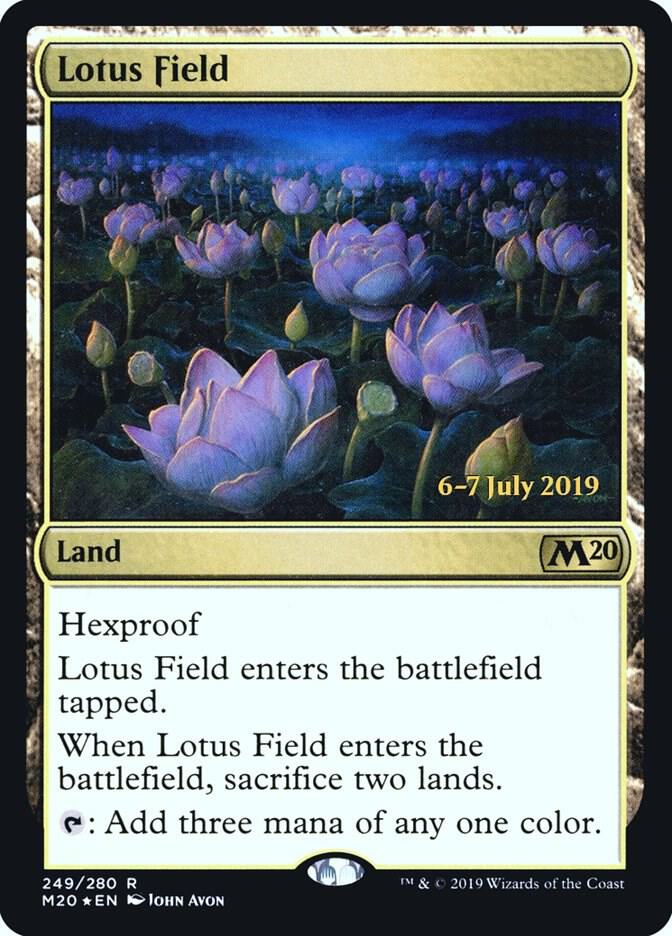 Lotus Field #249s — Core Set 2020 Promos