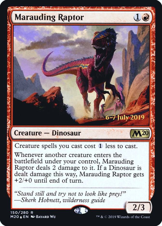Marauding Raptor #150s — Core Set 2020 Promos