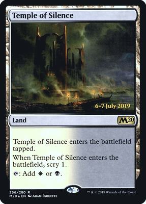 Temple of Silence (M20) #256 – Prerelease Cards (Rare)