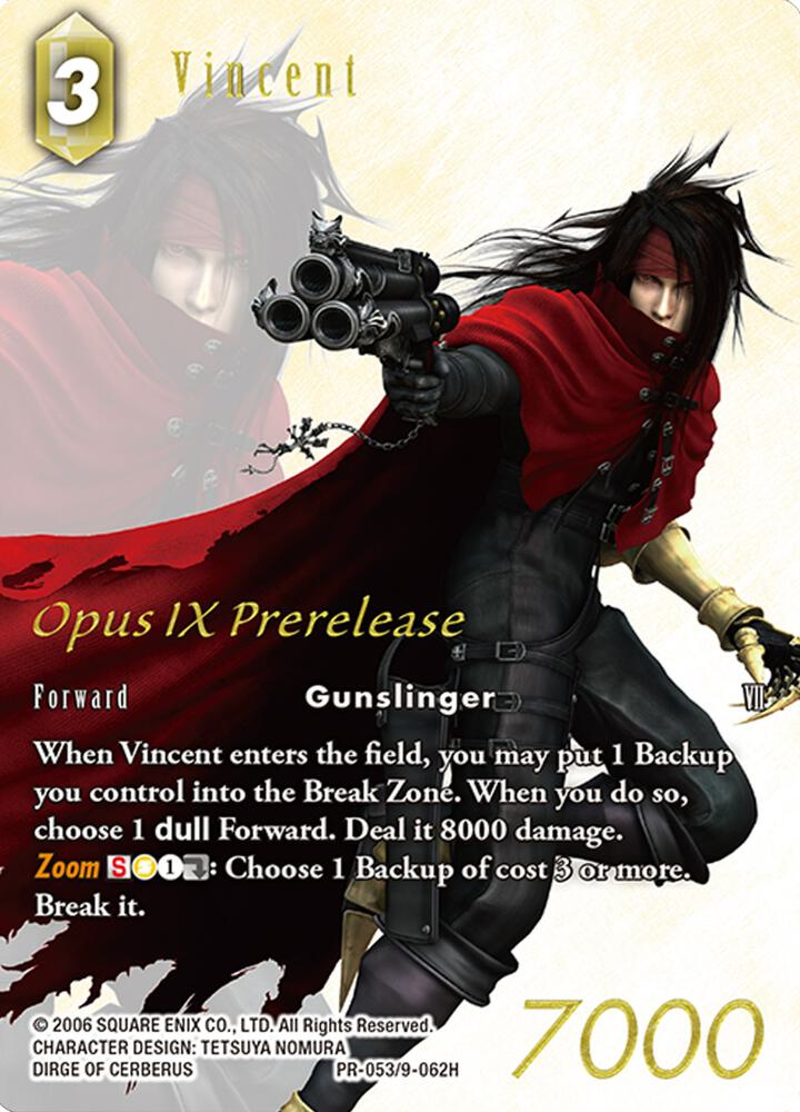Vincent (Prerelease Promo) - FF: Promo Cards - Final Fantasy TCG