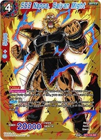 SS3 Nappa, Saiyan Might card art
