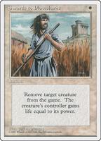 Swords to Plowshares - Fourth Edition - Magic: The Gathering