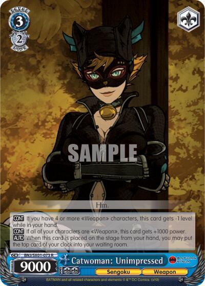 Catwoman: Unimpressed
