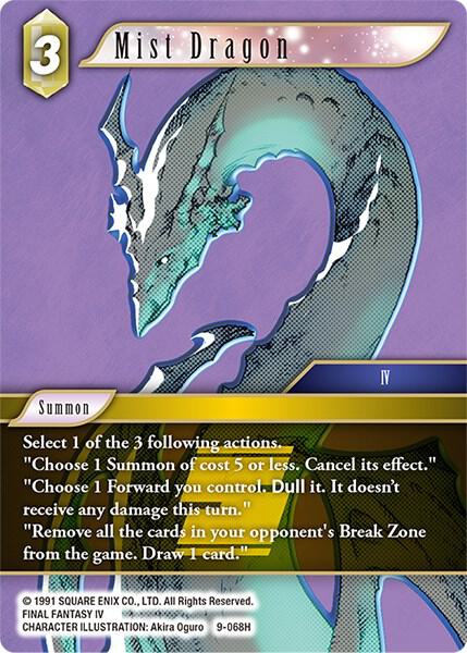 Mist Dragon - Opus IX - Final Fantasy TCG - TCGplayer.com