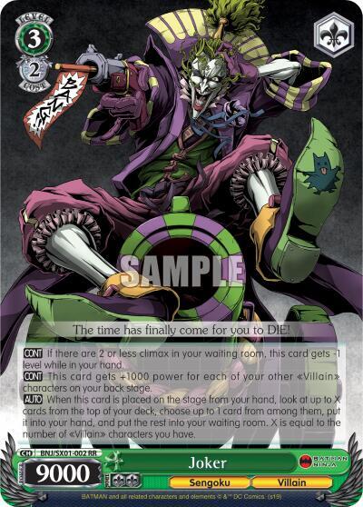 Joker - Batman Ninja - Weiss Schwarz - TCGplayer.com