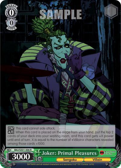 Joker: Primal Pleasures - Batman Ninja - Weiss Schwarz - TCGplayer.com