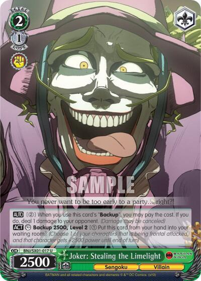 Joker: Stealing the Limelight